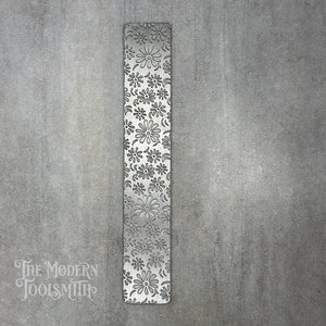 Crazy Daisy 1" Wide Texture Plate - TXP56.H
