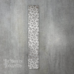 Geometric Polygon 1" Wide Texture Plate - TXP39.H