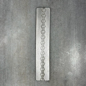Diamond Chain Link Ring Band Texture Plate - RB11