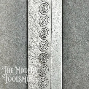 Greek Wave v1 Ring Band Texture Plate - RB03