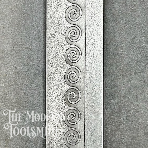 Greek Wave v1 Ring Band Texture Plate - RB03