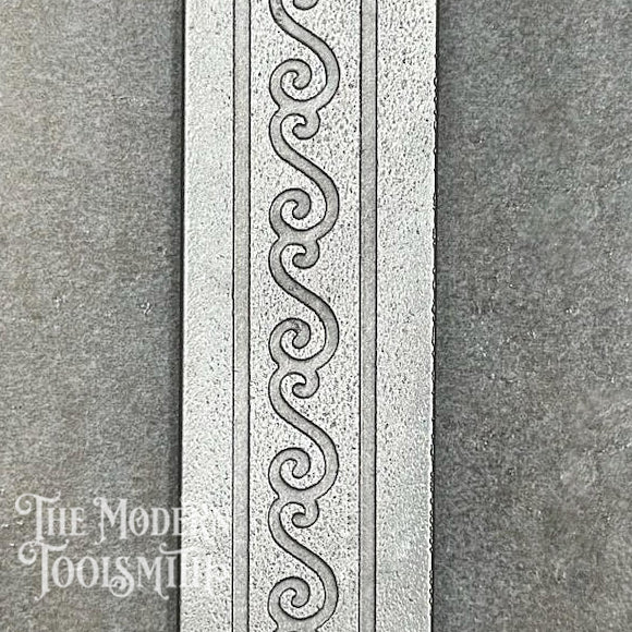 Swirls Ring Band Texture Plate - RB08