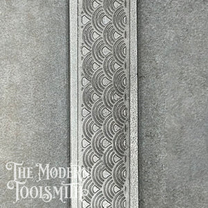 Japanese Wave (Seigaiha) Ring Band Texture Plate - RB05
