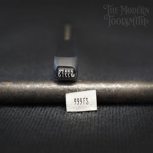 999 FS stamp: Modern Font