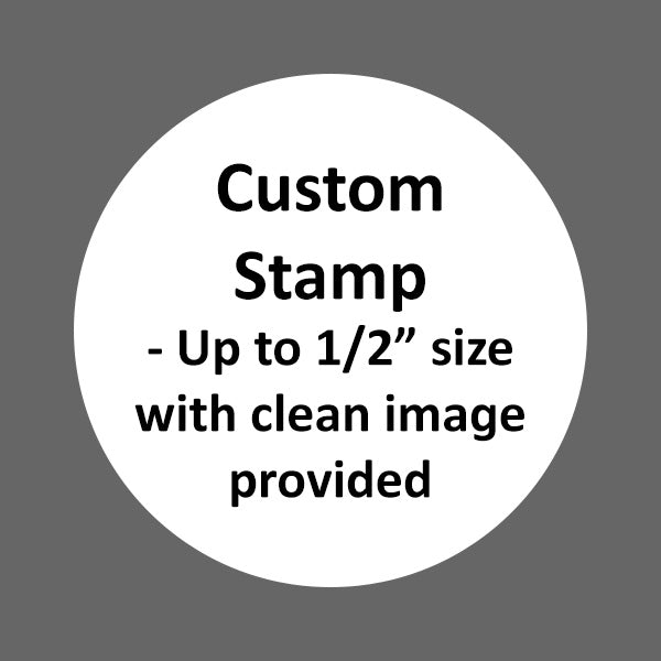 Custom Stamp (1/2 or smaller) Clean B&W .jpg, .ai or .eps