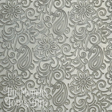 Load image into Gallery viewer, Floral and Paisley (Reverse) Texture Plate - TXP12b
