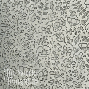 Poppy + Frond Doodle Texture Plate - TXP17