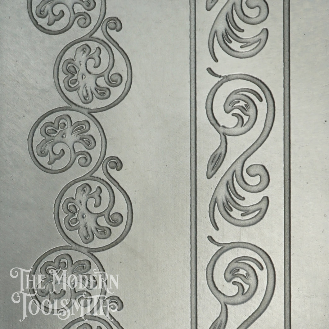 Cuff 04 Art Nouveau Texture Plate - TXP21