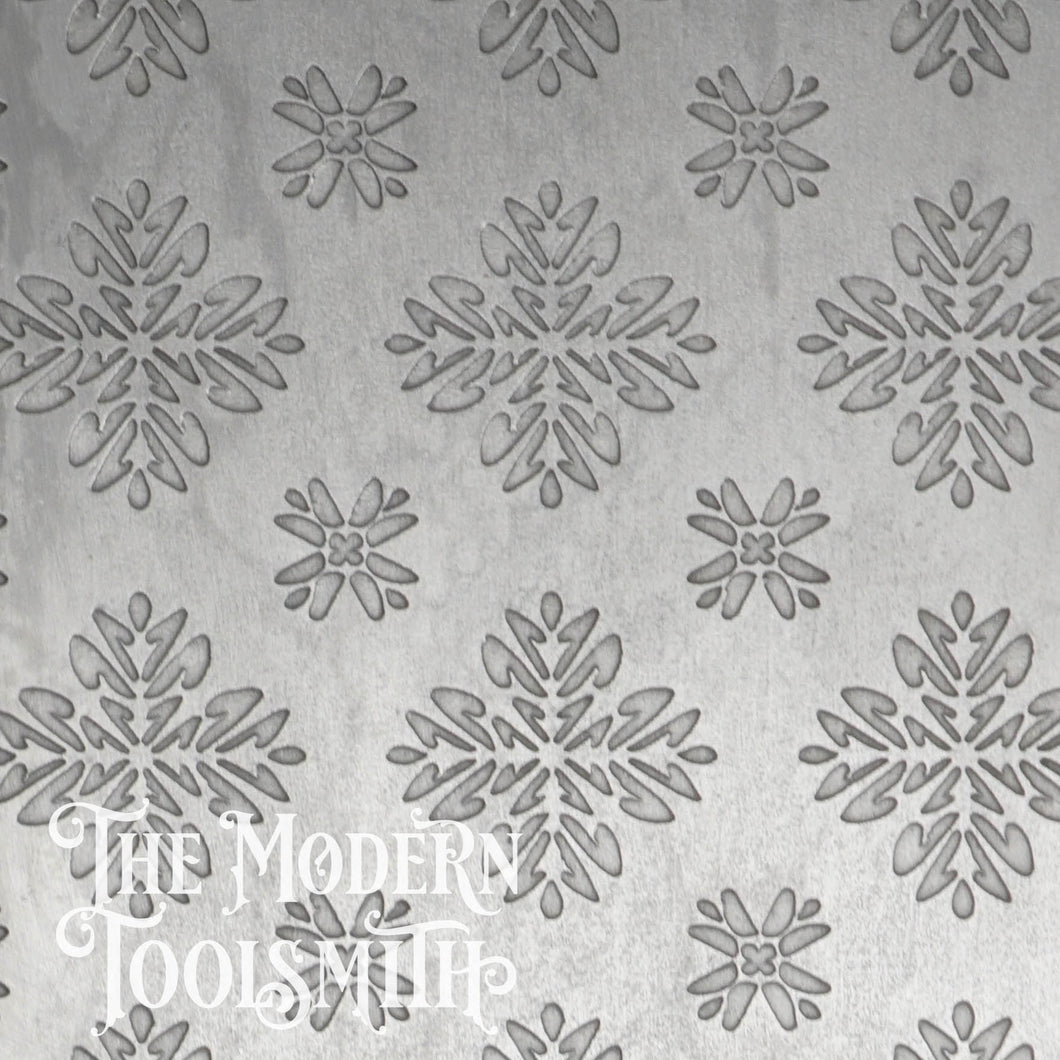 Damask Foliage Texture Plate - TXP46
