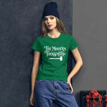 Load image into Gallery viewer, The Modern Toolsmith Original (White Print) Women&#39;s Fit T-shirt
