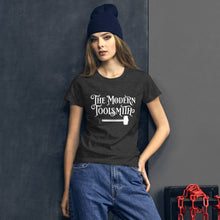 Load image into Gallery viewer, The Modern Toolsmith Original (White Print) Women&#39;s Fit T-shirt
